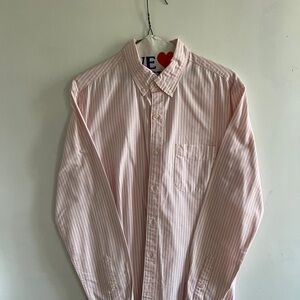 J Crew Seersucker Pink Oxford Medium